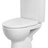 Унитаз напольный Cersanit Parva New Clean On, компакт, с сиденьем