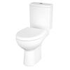 Унитаз напольный Cersanit Nature New Clean On, компакт, с сиденьем