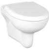 Унитаз подвесной Cersanit Nature New Clean On, безободковый, с сиденьем