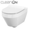 Унитаз подвесной Cersanit Crea New Clean On Oval, без сиденья Унитаз подвесной Cersanit Crea New Clean On Oval, без сиденья