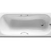 Стальная ванна Roca Princess N 160х75 см., с ручками, шумоизоляцией, антискольжением