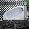 Акриловая ванна Lavinia Boho Bell Pro 150х100 см., правая, с мягким силиконовым подголовником