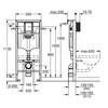 Инсталляция для подвесного унитаза Grohe Rapid SL Инсталляция для подвесного унитаза Grohe Rapid SL