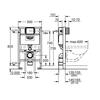 Инсталляция для подвесного унитаза Grohe Rapid SL