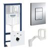 Инсталляция для подвесного унитаза Grohe Rapid SL, с кнопкой