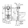 Инсталляция для подвесного унитаза Grohe Rapid SL
