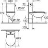Унитаз напольный Grohe Bau