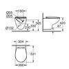 Унитаз подвесной Grohe Bau 3 Rapid SL Cosmopolitan, с инсталляцией, с крышкой