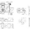 Унитаз подвесной Grohe Bau Rapid SL Cosmopolitan, с инсталляцией, с крышкой, с псевдобиде