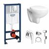 Унитаз подвесной Grohe Bau Rapid SL Air, с инсталляцией, с крышкой, с псевдобиде