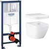 Унитаз подвесной Grohe Euro 2 Rapid SL Cosmopolitan, с инсталляцией, с крышкой