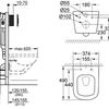 Унитаз подвесной Grohe Euro 1 Rapid SL Air, с инсталляцией, с крышкой Унитаз подвесной Grohe Euro 1 Rapid SL Air, с инсталляцией, с крышкой