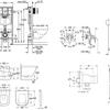 Унитаз подвесной Grohe Euro SL Air WC, с инсталляцией, с крышкой, с псевдобиде