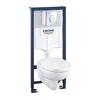 Унитаз подвесной Grohe Solido Lecico Perth Set 4 в 1 Rapid SL Air, с инсталляцией, с крышкой, с псевдобиде Унитаз подвесной Grohe Solido Lecico Perth Set 4 в 1 Rapid SL Air, с инсталляцией, с крышкой, с псевдобиде