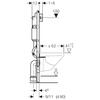 Инсталляция для подвесного унитаза Geberit Duofix Delta