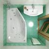 Гидромассажная ванна Triton Скарлет экстра 167х96 см., правая, с каркасом, сифоном