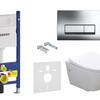 Унитаз подвесной BelBagno, с инсталляцией Geberit Duofix Delta и кнопкой смыва Geberit Delta 52