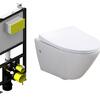 Унитаз подвесной BelBagno Alpha, с инсталляцией BelBagno BB-T421