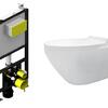Унитаз подвесной BelBagno Prospero, с инсталляцией BelBagno BB-T421