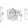 Унитаз подвесной BelBagno Prospero, с инсталляцией BelBagno BB-T421