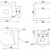 Унитаз подвесной BelBagno Aldina