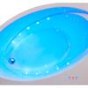 Акриловая ванна Poolspa Orbita 150x100 см, правая, с ножками