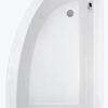Акриловая ванна Poolspa Laura 140x80 см, правая, с ножками