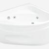 Акриловая ванна Poolspa Klio Sym 140x140 см, с ножками