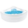Акриловая ванна Poolspa Triangel 155x155 см, с рамой