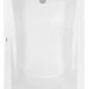 Акриловая ванна Poolspa Muza XL 160x75 см, с ножками