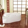 Акриловая ванна Poolspa Leda 160x100 см, левая, с ножками