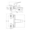 Смеситель для ванны Deante Jasmin BGJ_010M Смеситель для ванны Deante Jasmin BGJ_010M