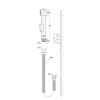 Смеситель для биде Deante Alpinia BGA_034M