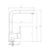 Смеситель для кухни Deante Aster BCA_B730 Смеситель для кухни Deante Aster BCA_B730