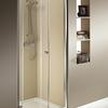 Душевая дверь Kolo First Pivot 120x190,  2-элементные, закаленное стекло - сатин, серебряный блеск