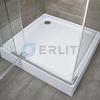 Душевая дверь Erlit ER 10109H, форма квадратная, прозрачное стекло, 6 мм
