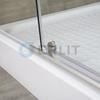 Душевая дверь Erlit ER 10112H, форма прямоугольная, прозрачное стекло, 6 мм