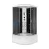 Душевая кабина Erlit ER4508TP-C4 80х80х215, задняя стенка чёрная