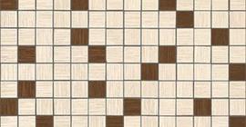 Мозаика Керамин / Плитка-мозаика настенная бренда Керамин коллекция Сакура 3, размер 30х30 см, коричневый