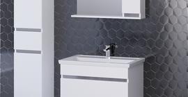 Мебель для ванной комнаты бренда АВН коллекция Бергнамо