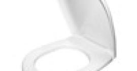 Сиденье с крышкой для унитаза Керамин Гранд-МС, белый