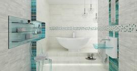Дизайн ванной комнаты с плиткой бренда Paradyz коллекция Latterizzio