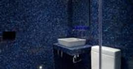 Синяя Мозаика для облицовки стен и пола бассейнов, санузла, ванной, кухни