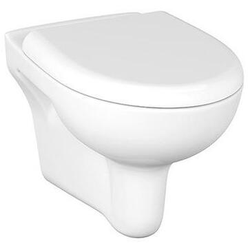 Унитаз подвесной Cersanit Nature New Clean On, безободковый, с сиденьем