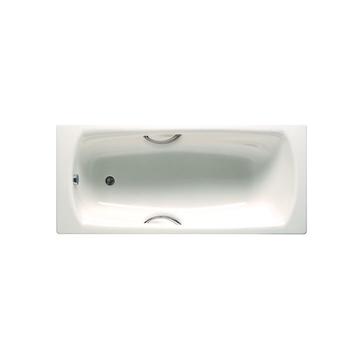 Стальная ванна Roca Swing 180х80 см., с ручками, шумоизоляцией, антискольжением