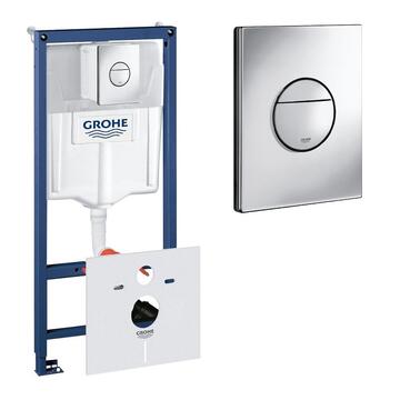 Инсталляция для подвесного унитаза Grohe Rapid SL, с кнопкой Инсталляция для подвесного унитаза Grohe Rapid SL, с кнопкой