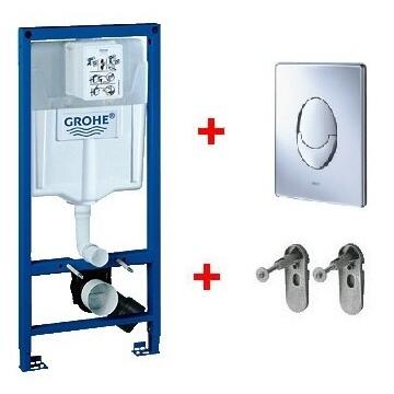 Инсталляция для подвесного унитаза Grohe (Грое) Rapid SL, с кнопкой Инсталляция для подвесного унитаза Grohe (Грое) Rapid SL, с кнопкой