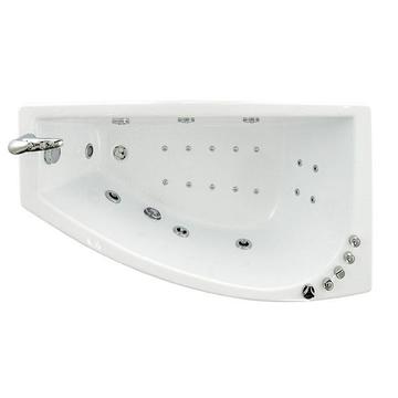 Гидромассажная ванна Triton Бэлла экстра 140х76 см., левая, с каркасом, сифоном