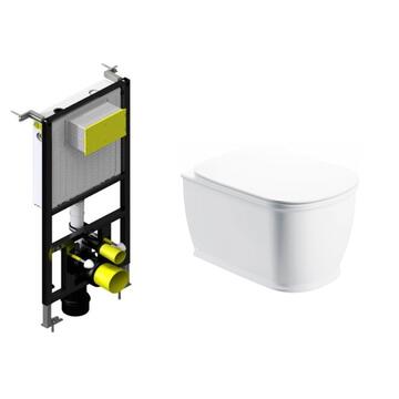 Унитаз подвесной BelBagno Prado, с инсталляцией BelBagno BB-T421 Унитаз подвесной BelBagno Prado, с инсталляцией BelBagno BB-T421