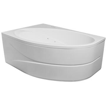 Акриловая ванна Poolspa Orbita 150x100 см, правая, с ножками